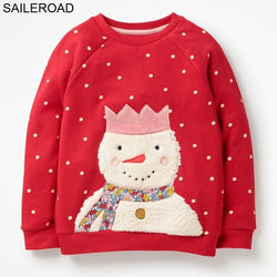 Cartoon  Long Sleeve Sweatshirts for Kids 2-7Years