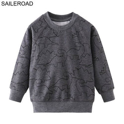 Cartoon  Long Sleeve Sweatshirts for Kids 2-7Years
