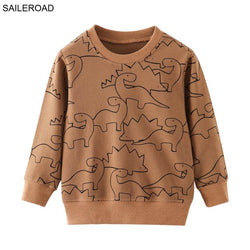 Cartoon  Long Sleeve Sweatshirts for Kids 2-7Years