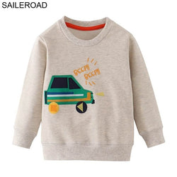 Cartoon  Long Sleeve Sweatshirts for Kids 2-7Years