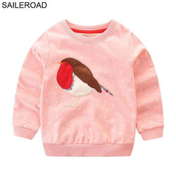 Cartoon  Long Sleeve Sweatshirts for Kids 2-7Years