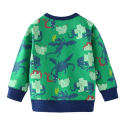 Cartoon  Long Sleeve Sweatshirts for Kids 2-7Years