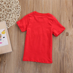 New Style Cartoon Boy Kids Clothes Short Sleeve T-Shirt