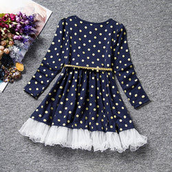 Long Sleeve Bow Princess Teenage Casual Dress