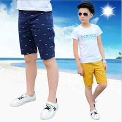 Boys Casual Cotton Knee Length Shorts