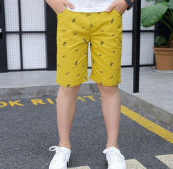 Boys Casual Cotton Knee Length Shorts
