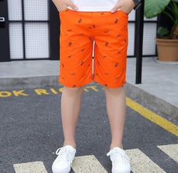 Boys Casual Cotton Knee Length Shorts