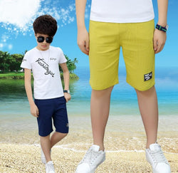 Boys Casual Cotton Knee Length Shorts