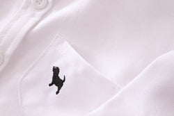 Long Sleeve Solid Boys Cotton Fashion Shirts