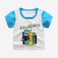 Cotton Kids Cartoon Print T-shirts