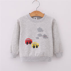 Cartoon Long Sleeves Sweater Kids Sportswear Pullover