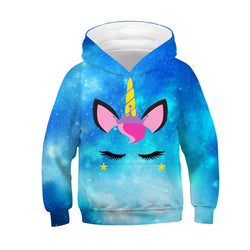 3-12 Years 3D Print Lion Hoodies Sweatshirt For Boys