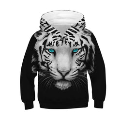 3-12 Years 3D Print Lion Hoodies Sweatshirt For Boys