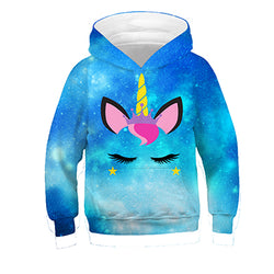 3-12 Years 3D Print Lion Hoodies Sweatshirt For Boys