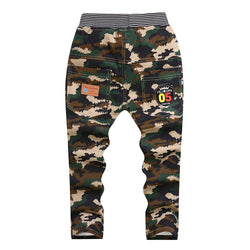 Striped Plaid Camouflage Trousers Pants 5-10 Y