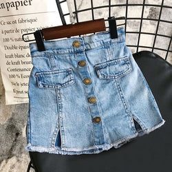 Summer Adorable Children Denim Skirt