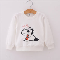 Cartoon Long Sleeves Sweater Kids Sportswear Pullover