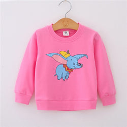 Cartoon Long Sleeves Sweater Kids Sportswear Pullover