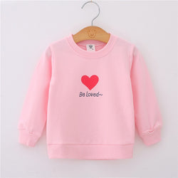 Cartoon Long Sleeves Sweater Kids Sportswear Pullover
