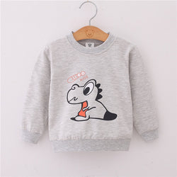 Cartoon Long Sleeves Sweater Kids Sportswear Pullover