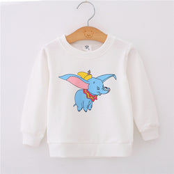 Cartoon Long Sleeves Sweater Kids Sportswear Pullover