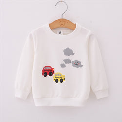 Cartoon Long Sleeves Sweater Kids Sportswear Pullover