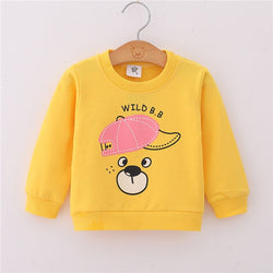 Cartoon Long Sleeves Sweater Kids Sportswear Pullover