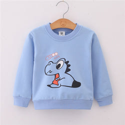 Cartoon Long Sleeves Sweater Kids Sportswear Pullover