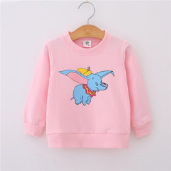 Cartoon Long Sleeves Sweater Kids Sportswear Pullover