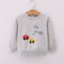 Cartoon Long Sleeves Sweater Kids Sportswear Pullover