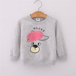 Cartoon Long Sleeves Sweater Kids Sportswear Pullover