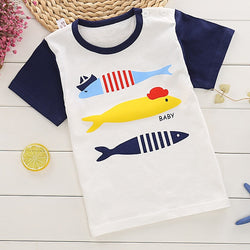 Children's Short-sleeve for Boy/Girls 2-9 years Tops Tee T-shirt