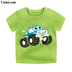 Cotton Kids Cartoon Print T-shirts