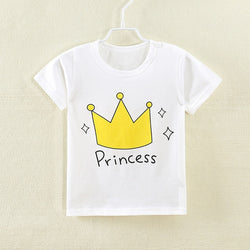Cotton Kids Cartoon Print T-shirts
