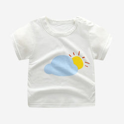 Cotton Kids Cartoon Print T-shirts