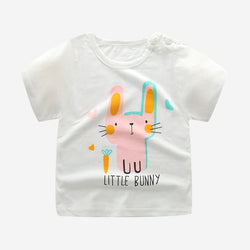 Cotton Kids Cartoon Print T-shirts