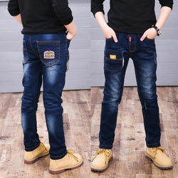 Kid’s velvet Thickening Cotton Warm Jeans