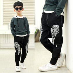 Kid’s velvet Thickening Cotton Warm Jeans