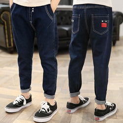 Kid’s velvet Thickening Cotton Warm Jeans