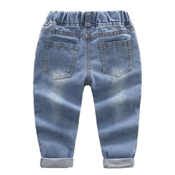 Brand Kids Cartoon Trousers Pant Fashion Jeans