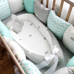 80*50cm Baby Nest Bed Portable Cotton Cradle Bed Bassinet