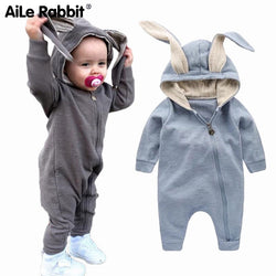 Cute Cartoon Rabbit Infant Girl Boy Jumpers Kids Baby Rompers