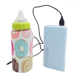 USB Milk Water Warmer Travel Baby Bottle Heater