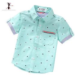 Summer Casual Fashion print Boy's Shirts