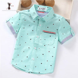 Summer Casual Fashion print Boy's Shirts