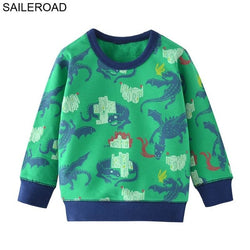 Cartoon  Long Sleeve Sweatshirts for Kids 2-7Years