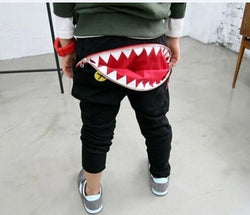 Kids Zipper Design Casual Harem Pants