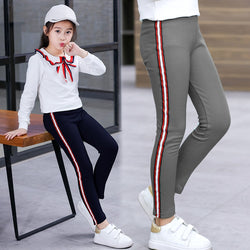 Side Striped Elasticity Skinny sport Leggings