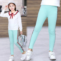 Side Striped Elasticity Skinny sport Leggings