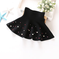Casual Knit Bottoming Pearl Princess Tutu Skirts